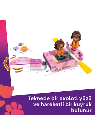 LEGO® Friends Axolotl Macera Teknesi 42681 -5 Yaş ve Üzeri Çocuklar için 2 Minifigür İçeren Yaratıcı Oyuncak Yapım Seti  (95Parça)