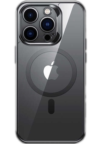Benks Apple Uyumlu iPhone 14 Pro Magsafe Şarj Özellikli Premium Cam Arka Yüzey Benks Electroplated Kapak BENKS-TA83991