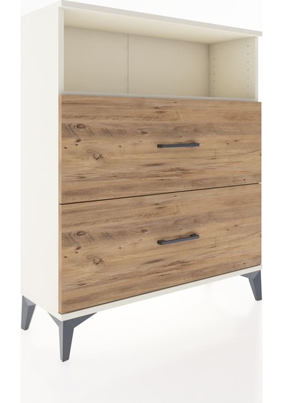 Arges Şifonyer Tek Raflı 2 Çekmeceli 88x30x106 Aytaşı-çam Aytaşı