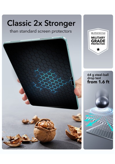 Esr Apple Uyumlu iPad  Air 13 2024 Ultrafit Classic Autokit 2 Adet Tablet Cam Ekran Koruyucu
