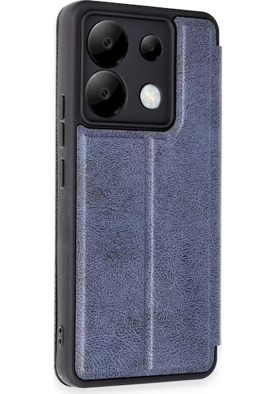Mey İthalat Redmi Note 13 Pro 5g Kılıf Flip Cover - Lacivert