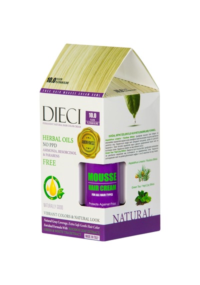 Dıecı Herbal Oıls Amonyaksız Kit Saç Boyası 10.0 Platin