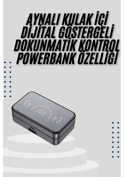 İos Android Uyumlu Bluetooth Kulaklık Kablosuz Kulaklık Yüksek Basslı Kulak Içi
