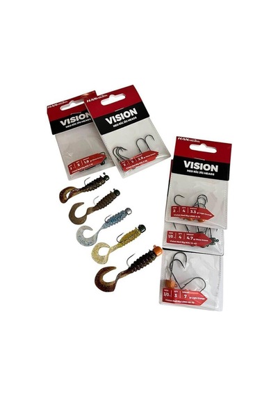 Hanfish Vision Ned Rig Peary White Jighead