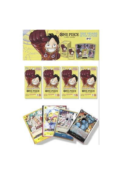 4 Paket One Piece Card Game Op07 500 Years Future Bandai Booster Japonca 24 Kart