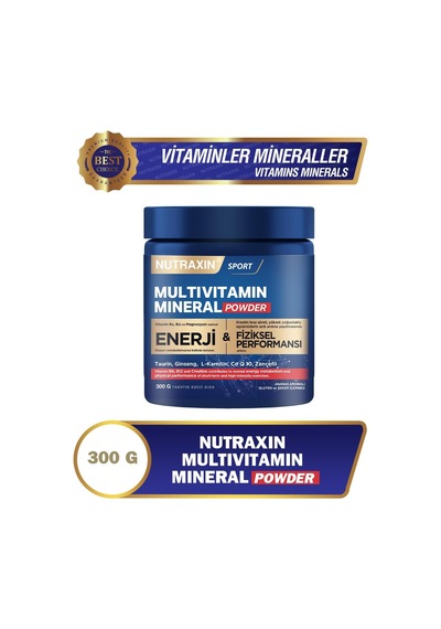 Multivitamin Mineral Complex 12 Temel Mineral İçeren Günlük Destek 300g Vegan Şekersiz Ve Glutensiz
