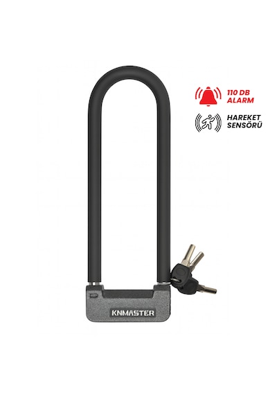 Knmaster Ul200a Alarm Fonksiyonlu U-lock Motosiklet Kilidi
