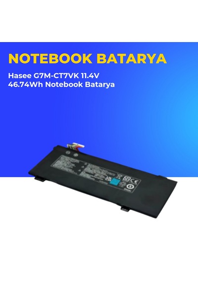 Hasee G7m-ct7vk 11.4v 46.74wh Notebook Batarya