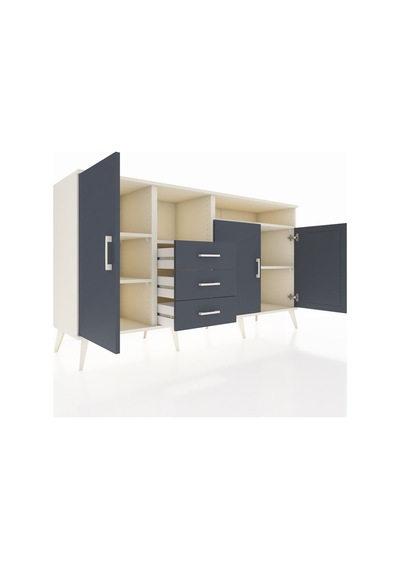 Hyperion Konsol 5 Raflı 3 Çekmeceli 3 Kapaklı 176x44x99 Aytaşı-antrasit Aytası/antrasıt - Aytası Hyperion Konsol 5 Raflı 3 Çekmeceli 3 Kapaklı 176x44x99 Aytaşı-antrasit Aytası/antrasıt - Aytası