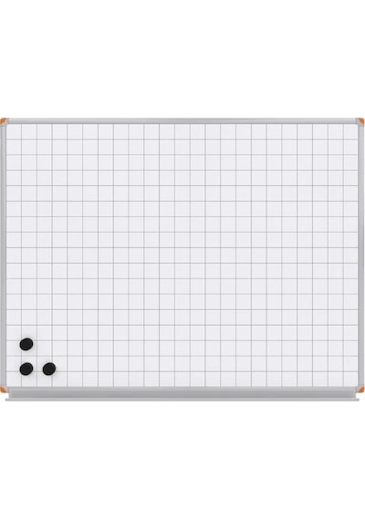Panda 120 x 200 CM Kareli Mıknatıs Manyetik Yüzey Duvara Monte Beyaz-pan594b