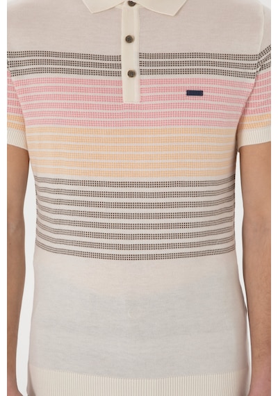 U.S. Polo Assn. Erkek Slim Fit Polo Yaka Vizon Tişört 50299410-VR052