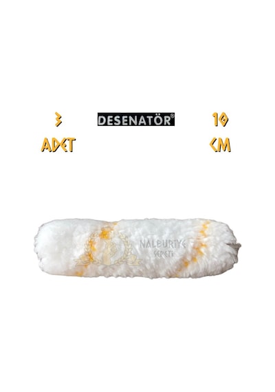 Desenatör Extra Saten Parmak Rulo Yedek - 10 Cm - 3 Adet