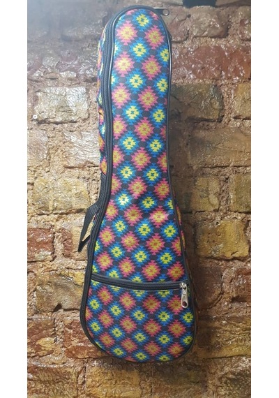 Puka Ub-H601-21 Renkl Soprano Boy Ukulele için Gig Bag Çanta