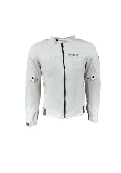 Revertech Aura Beyaz / Bel, Dirsek Ve Sırt Korumalı Motosiklet Montu + Buff