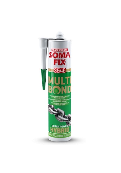 24 Adet 300 Ml Somafix Beyaz Multi Bond Hibrid Sıvı Çivi Kartonpiyer Korniş Suya Dayanıklı Yapıştırıcı