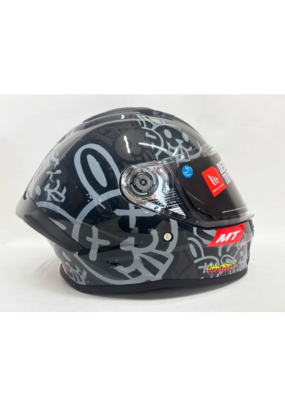 Mt Stinger 2 Ram F1 Şefaf Vizörlü V-28B Kapalı Kask Parlak Renk