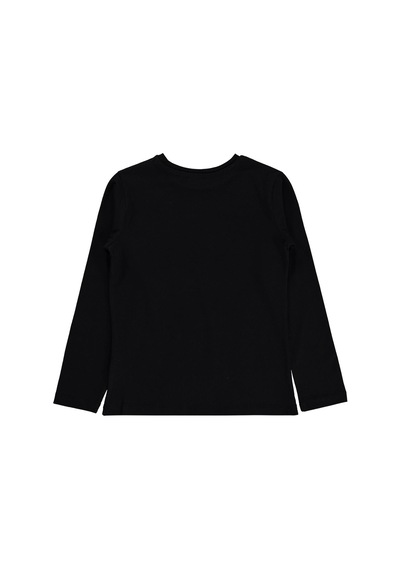 Civil Girls Hello Baskılı 10-13 Yaş Sweatshirt Km - Siyah