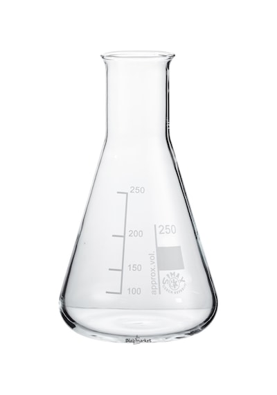 Simax Cam Erlen 250 ML Erlenmeyer Flask Dar Boyunlu