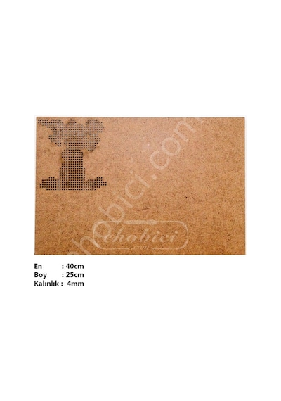 Ahşap Kanaviçe Supla Ks01 40X25Cm