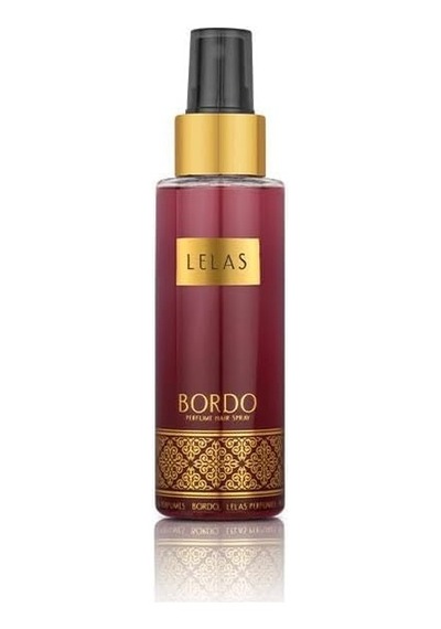 Lelas 1582 Bordo Kadın Erkek Siyah Kutulu Hediyelik Set Parfüm+deodorant+vücut Spreyi+saç Spreyi