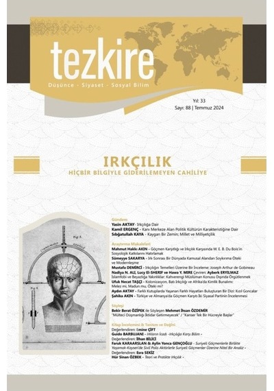 Tezkire Dergi 88.sayı Temmuz 2024 -ırkçılık
