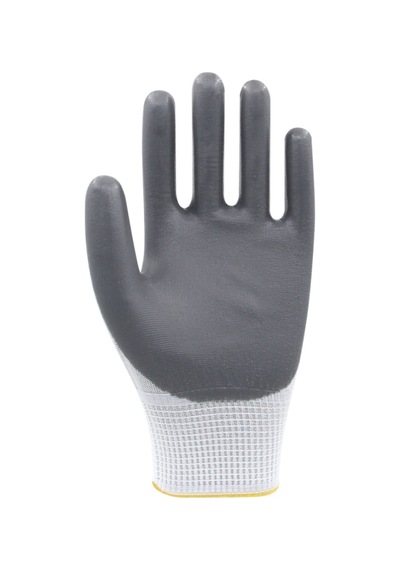 Beybi Pn5 Gri Polyester Örme Nitril Eldiven