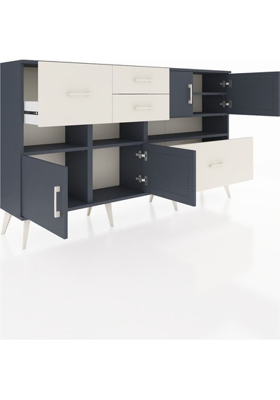 Arges Konsol 5 Raflı 4 Çekmeceli 4 Kapaklı 176x30x99 Antrasit-antrasit/aytaşı Antrasıt/aytası - Antrasıt Arges Konsol 5 Raflı 4 Çekmeceli 4 Kapaklı 176x30x99 Antrasit-antrasit/aytaşı Antrasıt/aytası - Antrasıt