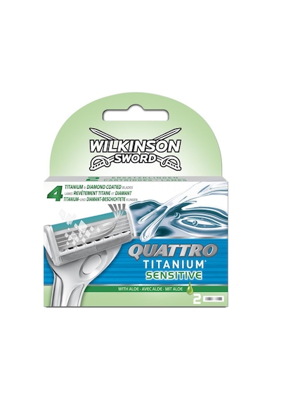 Wilkinson Sword Quattro Titanium Sensitive 2 Yedek Kartuş Toptan