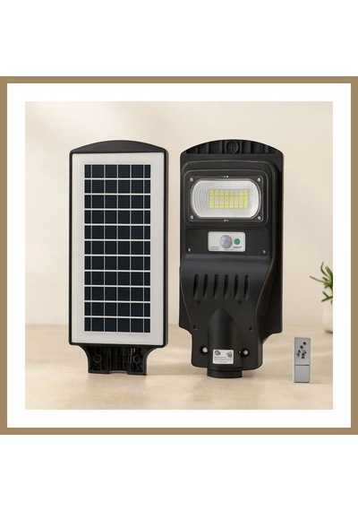 Bezos 100w 6500k Solar Sensörlü Sokak Lambası 22
