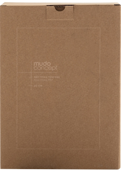 Mudo Home Neo Tıtan Tencere 20 Cm Siyah