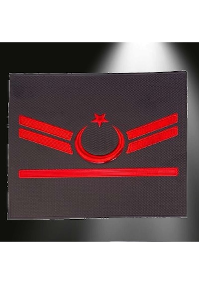 Jandarma Asayiş Uzman Çavuş 1 Kademeli 3d Rütbe Çift Cırtlı Standart