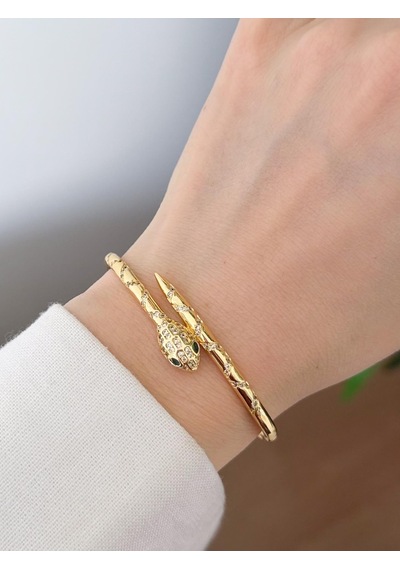 Çelik Yılan Bileklik Gold 89460674