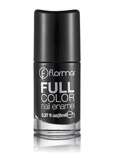 Flormar Yoğun Pigmentli Parlak Oje- Full Color Nail Enamel- Fc32 Vıctory Of Black -8690604313228 0