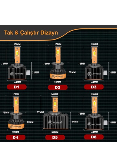 Joyecar Prime Serisi D4S D4R Xenon Far Ampulü