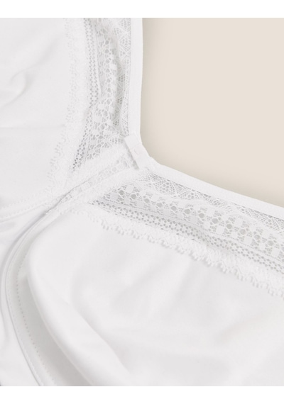 Marks & Spencer Balensiz Toparlayıcı Pamuklu Sütyen T33008000 Beyaz