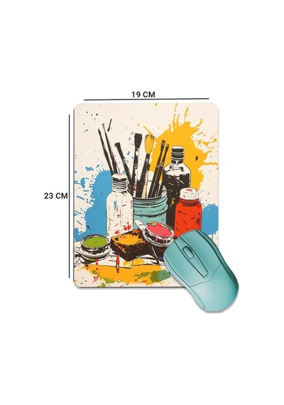 Sonictouch Boya Seti Temalı Pürüzsüz Yüzey Kaymaz Taban Dikişsiz Kenar Gamer Oyuncu Mouse Pad 19x23c Mousepad