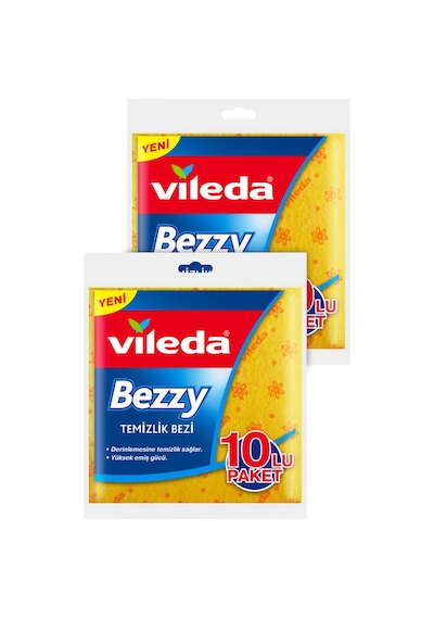 Vileda 10'lu Bezzy Temizlik Bezi 2'li Paket