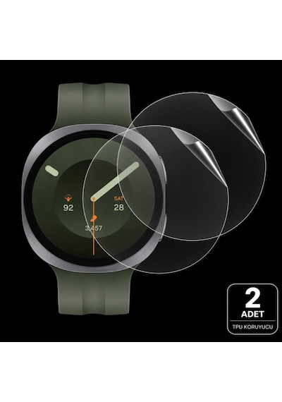 Samsung Galaxy Watch 9 44mm İle Uyumlu Ekran Koruyucu Tpu, Tam Kaplayan Akıllı Saat Koruması 2 Adet, Çizilmeye Dayanıklı Koruma Sm-l350
