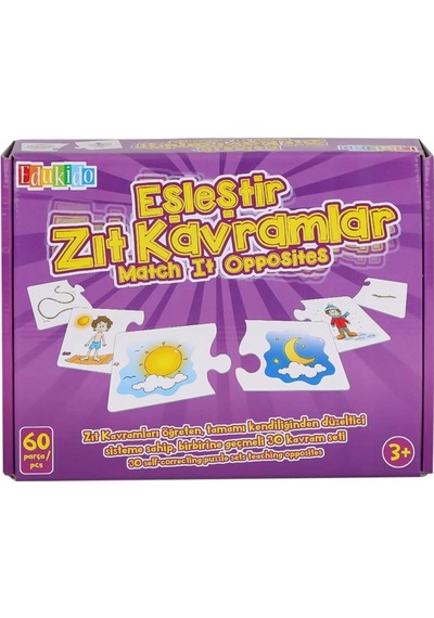 Mey İthalat Edu-1012 Eşleştir Zıt Kavramlar -chiva
