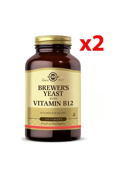 Solgar Brewers Yeast With Vitamin B 12 250 Tablet 2 Adet