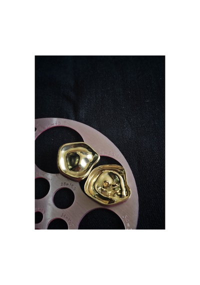 Gold Renk Parlak Metal Ceket Ve Kaban Düğmesi 4 Adet 38 Mm 60 Boy