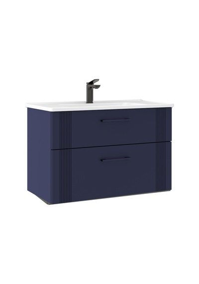 Orka Bari 85 Cm Mat Lacivert Banyo Dolabı Takımı Mat Lacivert Orka Bari 85 Cm Mat Lacivert Banyo Dolabı Takımı Mat Lacivert