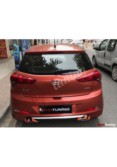 Hyundai İ20 Difüzör Arka Tampon Eki Egzoz Görünümlü Düfüzör