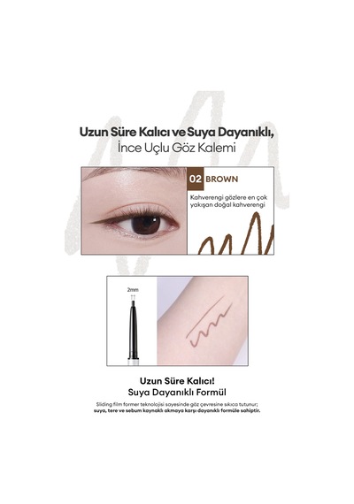 Clio Sharp So Simple Waterproof Pencil Liner 02 Brown