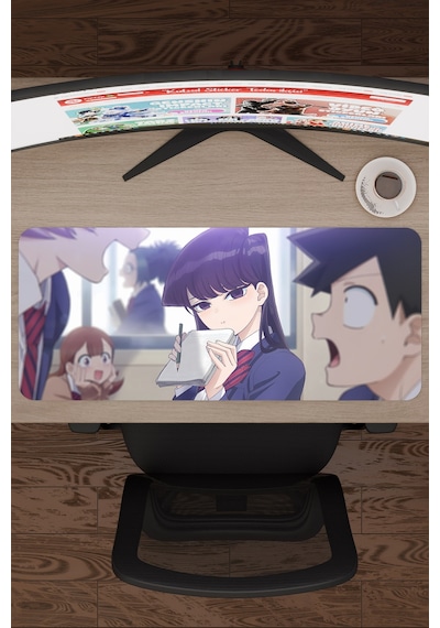 Komi Can't Communicate Dikişli Kauçuk Oyuncu Mousepad V4 - 70x30 Xl Gaming Mouse Pad