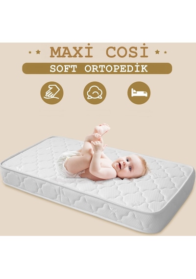 Maxi Cosi 70 x 130 Soft Ortopedik Yaylı Yatak 70 x 130 Bebek Yatağı