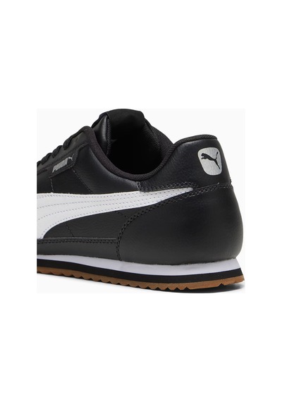 Puma Turino Iı Unisex Spor Ayakkabı Retro Günlük Sneaker Siyah - Beyaz