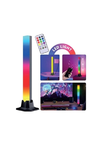Sese Duyarlı Led Ambiyans Aydınlatma 30 Cm Tv Monitör Arkası