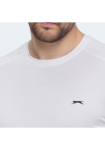 Slazenger VISHAL KTN Erkek  Beyaz Tişört