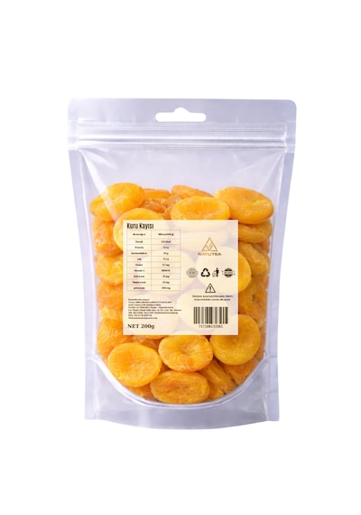 Natutea Sarı Kuru Kayısı 200 G Kuru Meyve 200 G